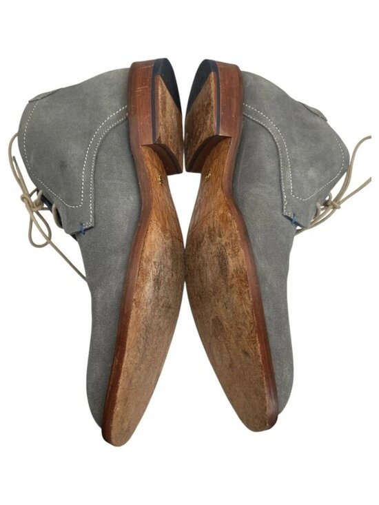 Ted Baker Torsdi Blue Gray Suede Chukka Boots Mens 8.5 Preppy Business Casual main image 6
